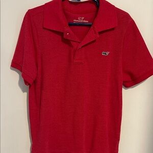 Vineyard Vines Boys Classic Red Polo